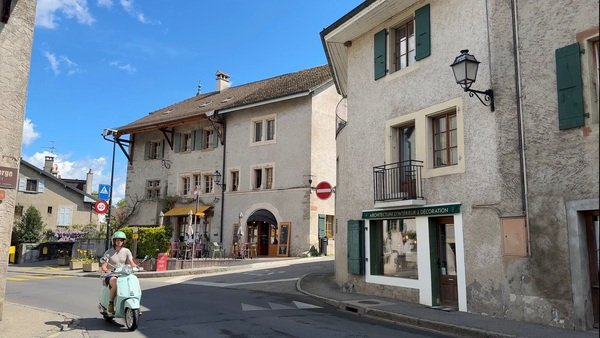 hermance perto de Genebra